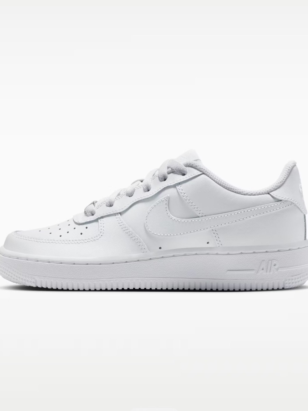 Nike White Low-Top Swoosh Leather Sneakers